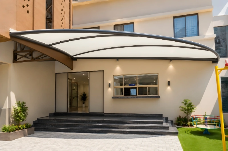Window Tensile Canopies